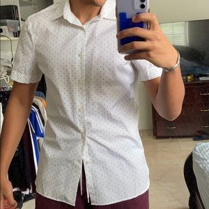 Perry Ellis casual short sleeve  button down